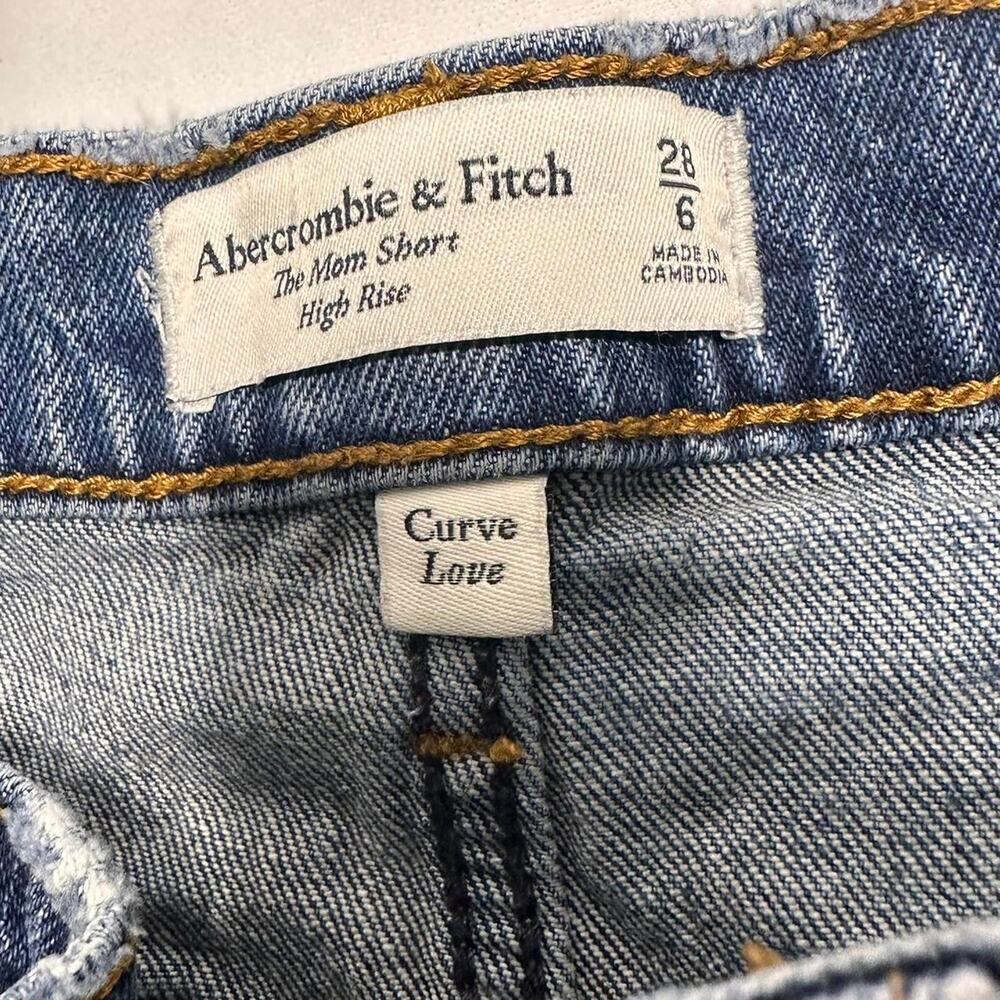 Abercrombie & Fitch Women’s The Curvy Mom High Rise Curve Love Edition Size 6 - Picture 2 of 4